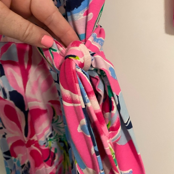 EUC Lilly Pulitzer Jessalynne Wrap Romper - Picture 6 of 9